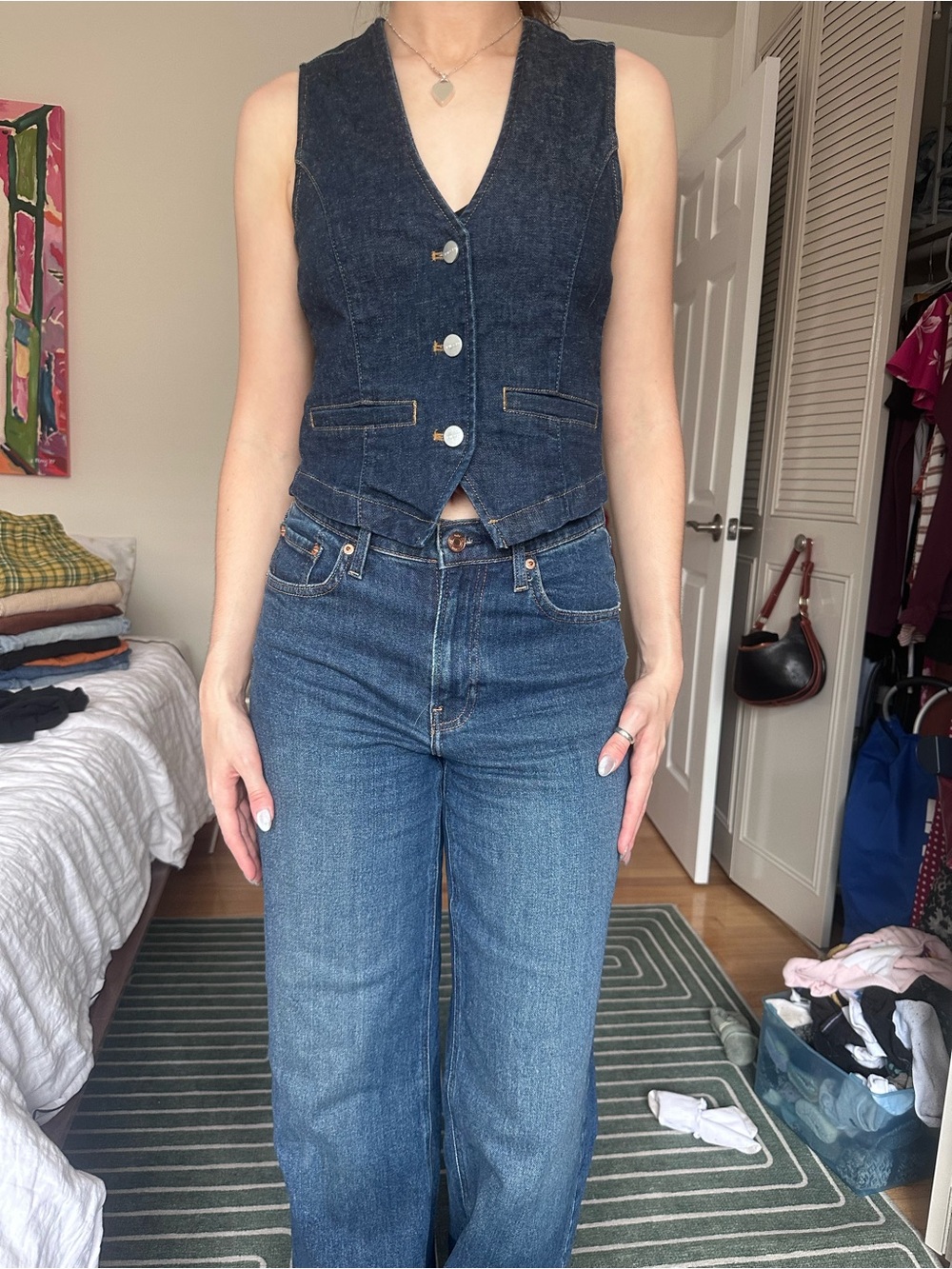 Anthropologie Pilcro Denim Vest - Picture 2 of 6